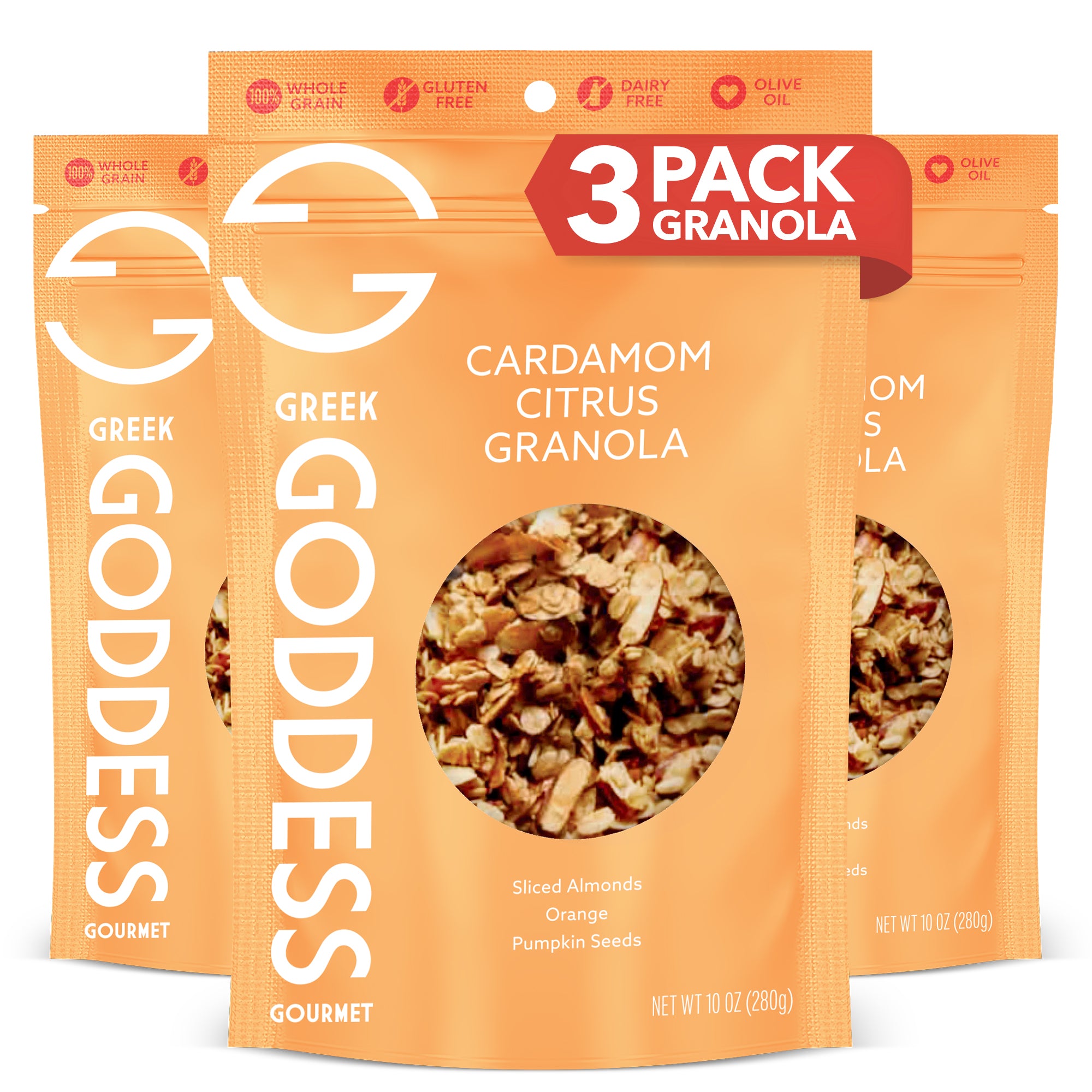 Cardamom Citrus Granola 3-Pack